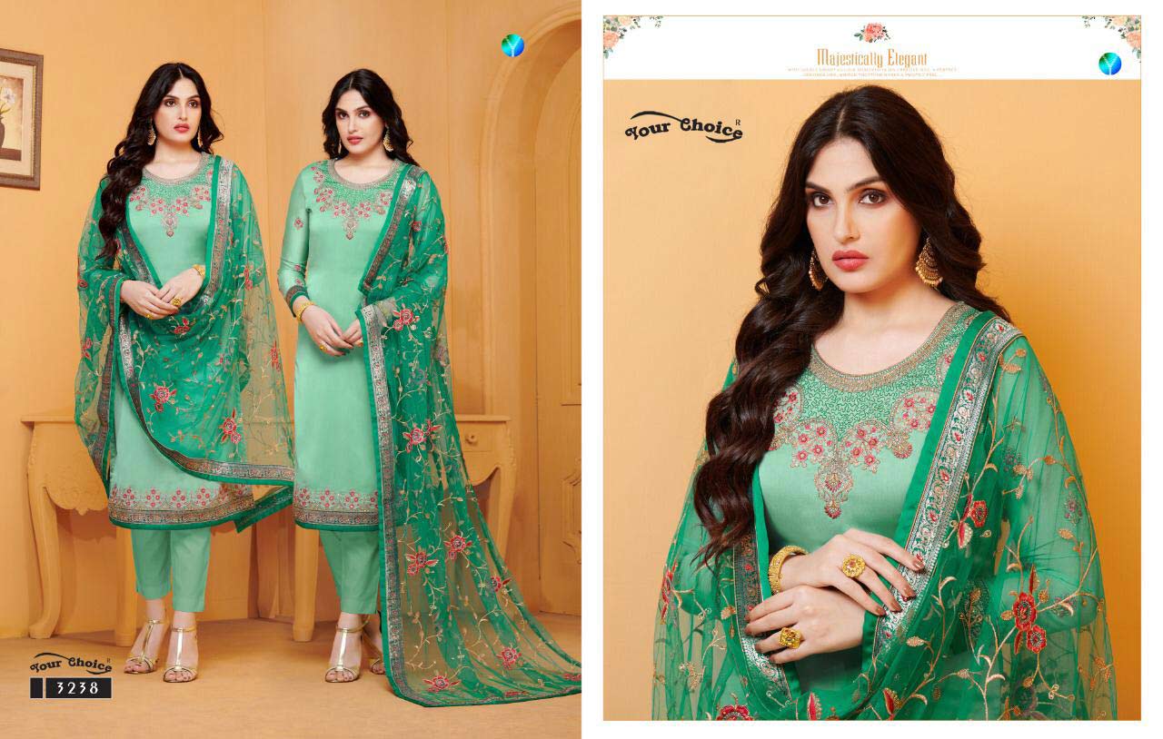 Your Choice Gulzar Vol 2 Satin Georgette Exclusive Suit Your Choice Gulzar Vol 2 Satin Georgette Exclusive Suit